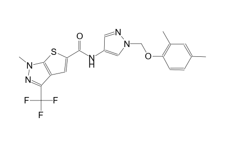 1H-thieno[2,3-c]pyrazole-5-carboxamide, N-[1-[(2,4-dimethylphenoxy)methyl]-1H-pyrazol-4-yl]-1-methyl-3-(trifluoromethyl)-