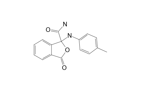 3-OXO-1-(4-TOLYLAMINO)-1,3-DIHYDROISOBENZOFURAN-1-CARBOXAMIDE