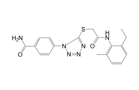 benzamide, 4-[5-[[2-[(2-ethyl-6-methylphenyl)amino]-2-oxoethyl]thio]-1H-tetrazol-1-yl]-