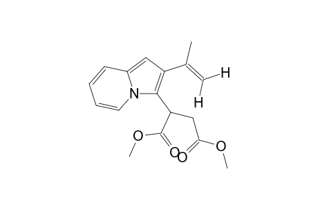 3-(1',2'-bis(Ethoxycarbonyl)-2-isopropenylindolizine