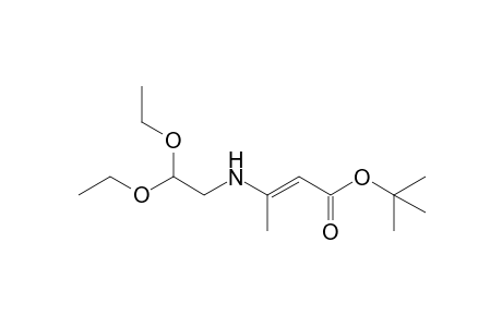 tert-Butyl 3-[(2,2-Diethoxyethyl)amino]but-2-enoate
