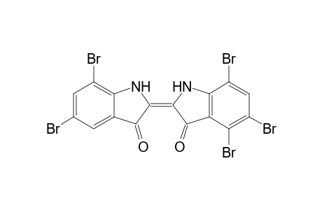 3H-Indol-3-one, 4,5,7-tribromo-2-(5,7-dibromo-1,3-dihydro-3-oxo-2H-indol-2-ylidene)-1,2-dihydro-