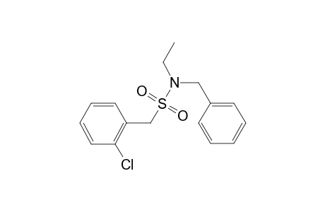 1-(2-Chlorophenyl)-N-ethyl-N-(phenylmethyl)methanesulfonamide