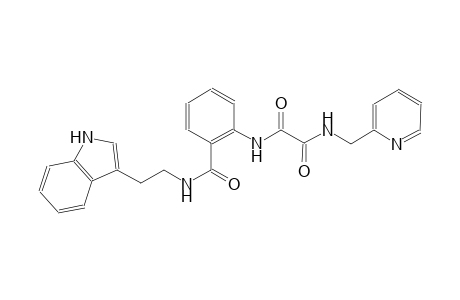 ethanediamide, N~1~-[2-[[[2-(1H-indol-3-yl)ethyl]amino]carbonyl]phenyl]-N~2~-(2-pyridinylmethyl)-