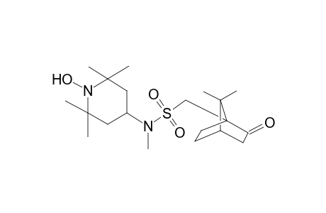 1-(7,7-dimethyl-2-oxo-norbornan-1-yl)-N-(1-hydroxy-2,2,6,6-tetramethyl-4-piperidyl)-N-methyl-methanesulfonamide