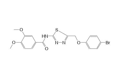 benzamide, N-[5-[(4-bromophenoxy)methyl]-1,3,4-thiadiazol-2-yl]-3,4-dimethoxy-