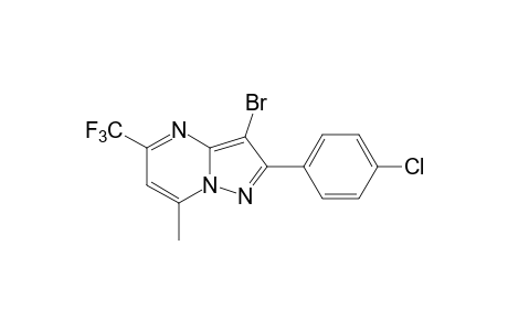 3-bromo-2-(p-chlorophenyl)-7-methyl-5-(trifluoromethyl)pyrazolo[1,5-a]pyrimidine