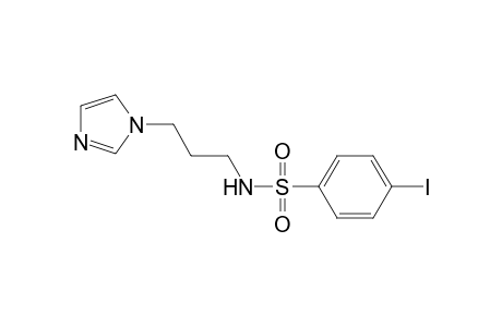 Benzenesulfonamide, N-[3-(1H-imidazol-1-yl)propyl]-4-iodo-