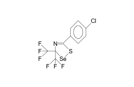 5-(4-Chloro-phenyl)-3,3-bis(trifluoromethyl)-3H-1,2,4-thiaselenazole