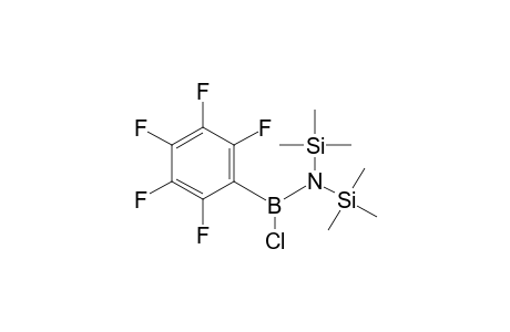 Boranamine, 1-chloro-1-(pentafluorophenyl)-N,N-bis(trimethylsilyl)-