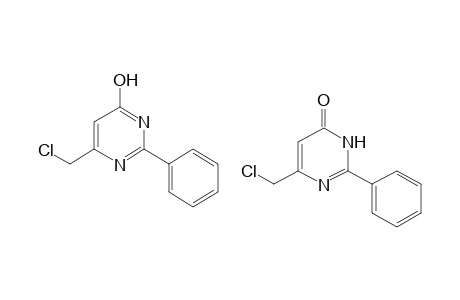 6-(chloromethyl)-2-phenyl-4-pyrimidinol