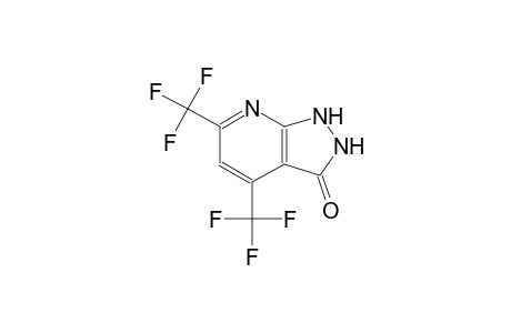2H-Pyrazolo[3,4-b]pyridin-3-ol, 4,6-bistrifluoromethyl-