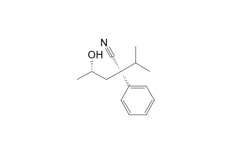 (2R,4S)-4-hydroxy-2-isopropyl-2-phenyl-valeronitrile