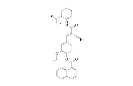 1-naphthalenecarboxylic acid, 4-[(1E)-2-cyano-3-oxo-3-[[2-(trifluoromethyl)phenyl]amino]-1-propenyl]-2-ethoxyphenyl ester
