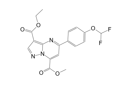 pyrazolo[1,5-a]pyrimidine-3,7-dicarboxylic acid, 5-[4-(difluoromethoxy)phenyl]-, 3-ethyl 7-methyl ester