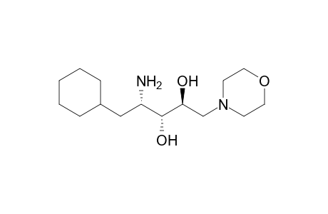 (2S,3R,4S)-4-amino-5-cyclohexyl-1-(4-morpholinyl)pentane-2,3-diol