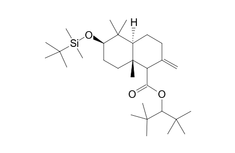 2,2,4,4-tetramethyl-3-pentyl trans-decahydro-6.beta.-[tert-butyldimethylsilyl)oxy]-5,5,8a.beta.-trimethyl-2-methylene-1.xi.-naphthalenecarboxylate
