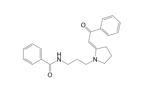 (E)-1-(3-Benzoylaminopropyl)-2-benzoylmethylenepyrrolidine
