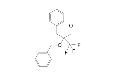 2-Benzyl-2-benzyloxy-3,3,3-trifluoroproanal
