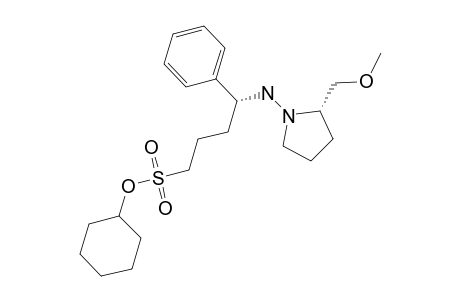 CYCLOHEXYL-(S,S)-4-[2-(METHOXYMETHYL)-PYRROLIDIN-1-YLAMINO]-(PHENYL)-BUTANE-1-SULFONATE