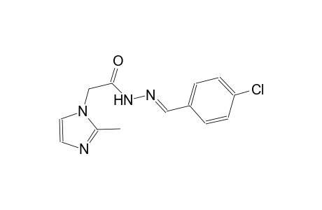 N'-[(E)-(4-chlorophenyl)methylidene]-2-(2-methyl-1H-imidazol-1-yl)acetohydrazide