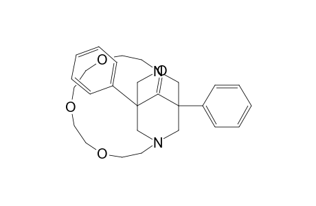 15,18-Diphenyl-4,7,10-trioxa-1,13-diazatricyclo[11.3.3.1(15,18)]eicosan-20-one