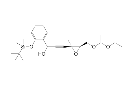 (4S*,5R*)-1-[2-(tert-Butyldimethylsiloxy)phenyl]-4,5-epoxy-6-(1-ethoxyethyloxy)-4-methyl-2-hexyn-1-ol