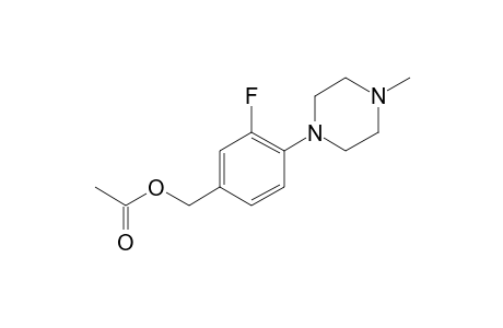 [3-Fluoro-4-(4-methylpiperazin-1-yl)phenyl]methyl acetate