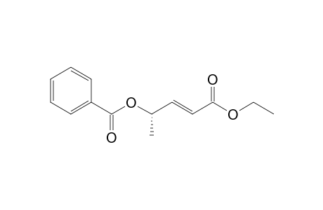 Ethyl (E,S)-4-benzoyloxypent-2-enoate