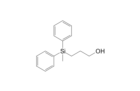 3-[methyl(diphenyl)silyl]-1-propanol