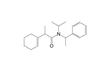 N-[1'-phenylethyl)-N-isopropyl-2-(cyclohex-1'-enyl)propanamide
