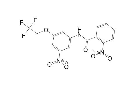 2-nitro-N-[3-nitro-5-(2,2,2-trifluoroethoxy)phenyl]benzamide