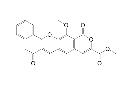 Methyl 7-(benzyloxy)-8-methoxy-1-oxo-6-(3'-oxobut-1'-enyl)-1H-isochromene-3-carboxylate