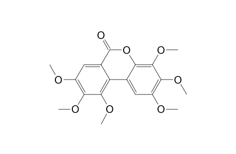 6H-Dibenzo[b,d]pyran-6-one, 2,3,4,8,9,10-hexamethoxy-