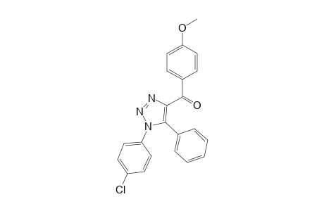 1-(4'-Chlorophenyl)-5-phenyl-4-(p-methoxybenzoyl)-1,2,3-triazole