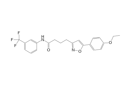 3-isoxazolebutanamide, 5-(4-ethoxyphenyl)-N-[3-(trifluoromethyl)phenyl]-