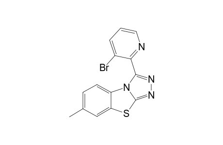 1-(3-bromo-2-pyridyl)-6-methyl-[1,2,4]triazolo[3,4-b][1,3]benzothiazole