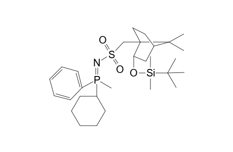 (Rp)-[(1S,2R)-O-(tert-Butyldimethylsilyl)isobornyl-10-sulfonamidyl]cyclohexylmethylphenylphosphinimine