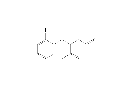1-iodanyl-2-(2-prop-1-en-2-ylpent-4-enyl)benzene