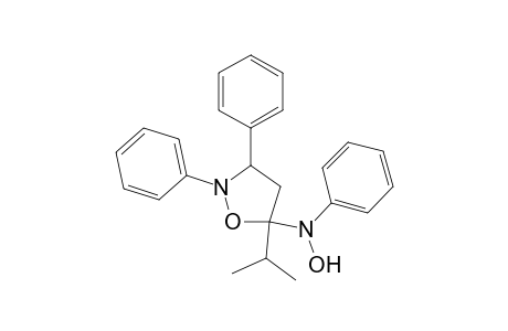 5-(hydroxy(phenyl)amino)-2,3-diphenyl-5-isopropylesoxazolidine