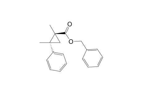 (1S,2R)-Benzyl 1,2-dimethyl-2-phenylcyclopropane-1-carboxylate