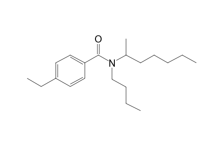 Benzamide, 4-ethyl-N-butyl-N-hept-2-yl-