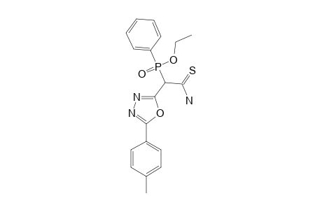 ETHYL-5-(4-METHYLPHENYL)-1,3,4-OXADIAZOLE-2-YL-THIOCARBAMOYLPHENYLPHOSPHINATE:ISOMER-#1