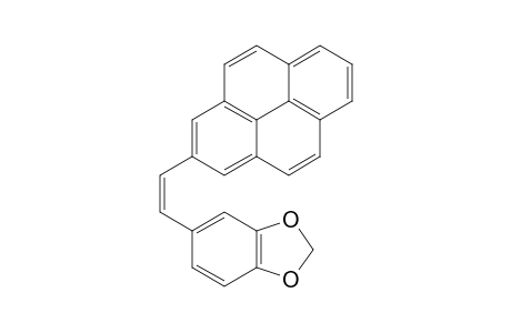 cis-2-[3,4-(methylenedioxy)styryl]pyrene