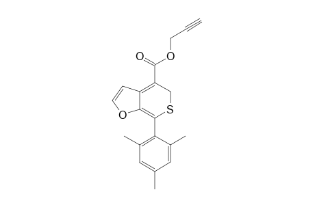 Propynyl 7-(2,4,6-trimethylphenyl)-5H-furo[2,3-c]]thiopyran-4-carboxylate