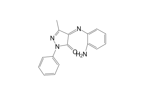 3H-pyrazol-3-one, 4-[(2-aminophenyl)imino]-2,4-dihydro-5-methyl-2-phenyl-
