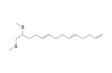 (5E,9E)-13,14-bis(methylsulfanyl)tetradeca-1,5,9-triene