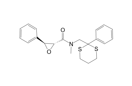 (2R,3S)-N-methyl-3-phenyl-N-[(2-phenyl-1,3-dithian-2-yl)methyl]-2-oxiranecarboxamide