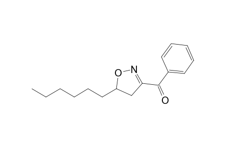3-Benzoyl-5-hexyl-4,5-dihydroisoxazole