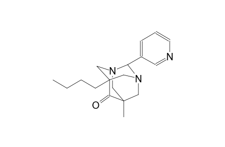 5-butyl-7-methyl-2-(3-pyridinyl)-1,3-diazatricyclo[3.3.1.1~3,7~]decan-6-one